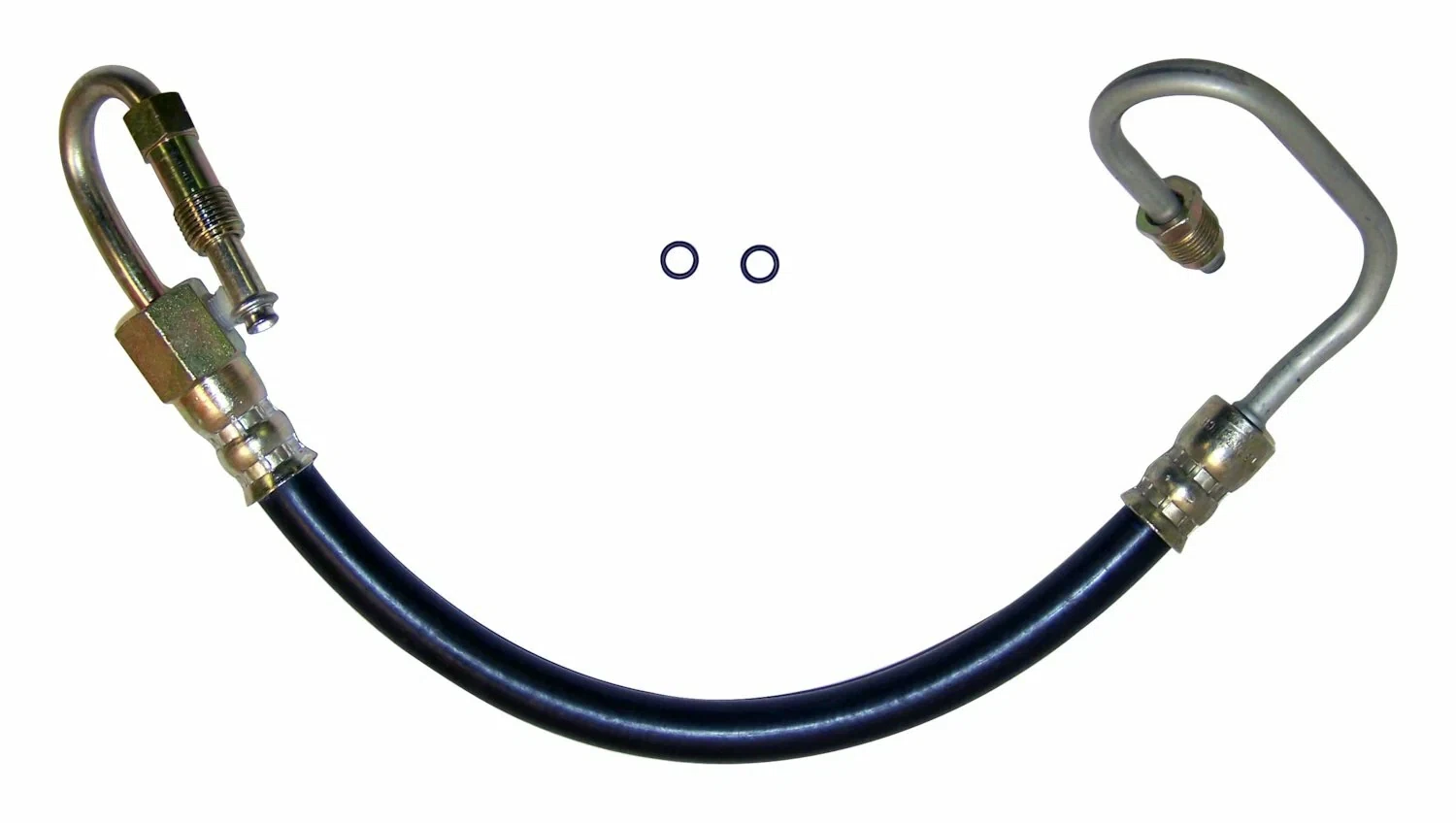 Crown Automotive - Metal Black Power Steering Pressure Hose - 52038015